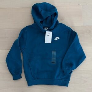 Nike NWT Kids Teal Hoodie Size M